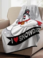 Frosty the Snowman Snowdays Micro Raschel Throw