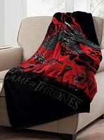 Game of Thrones Fire And Blood Micro Raschel Throw