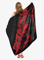 Game of Thrones Fire And Blood Micro Raschel Throw