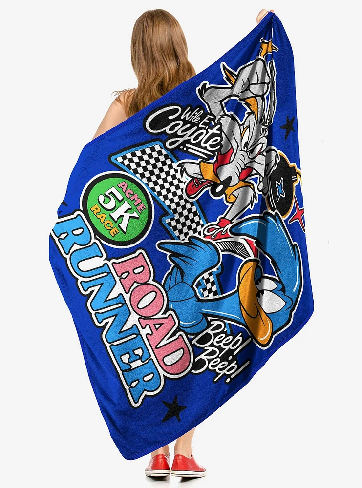 Looney Tunes Beep Beep Micro Raschel Throw