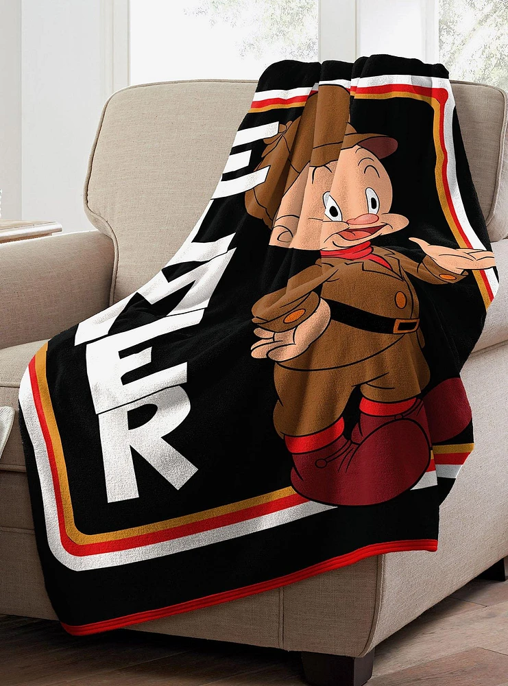 Looney Tunes Pesky Wabbit Micro Raschel Throw