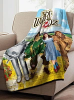 The Wizard of Oz We're Home Micro Raschel Throw