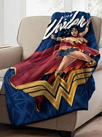 DC Comics Wonder Woman Believe In Wonder Micro Raschel Throw