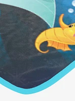 Disney The Little Mermaid Ariel Floatie Friends Micro Raschel Throw