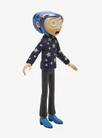 Super7 Coraline SuperSize Button Eyes Coraline Glow-in-the-Dark Figure