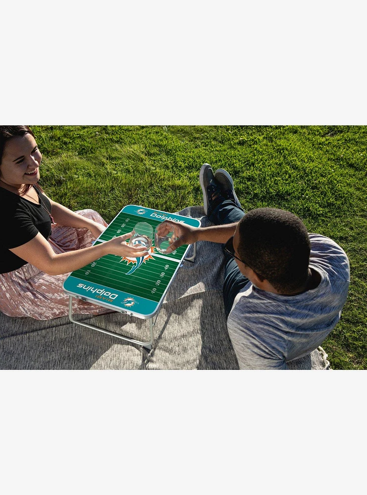 NFL Miami Dolphins Mini Portable Concert Table