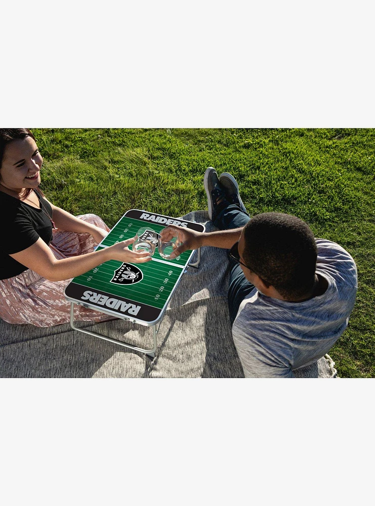 NFL Las Vegas Raiders Mini Portable Concert Table