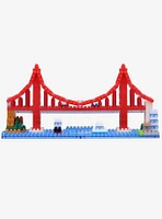 Kawada World Famous Buildings Nanoblock Sights To See Series Golden Gate Bridge Build Kit