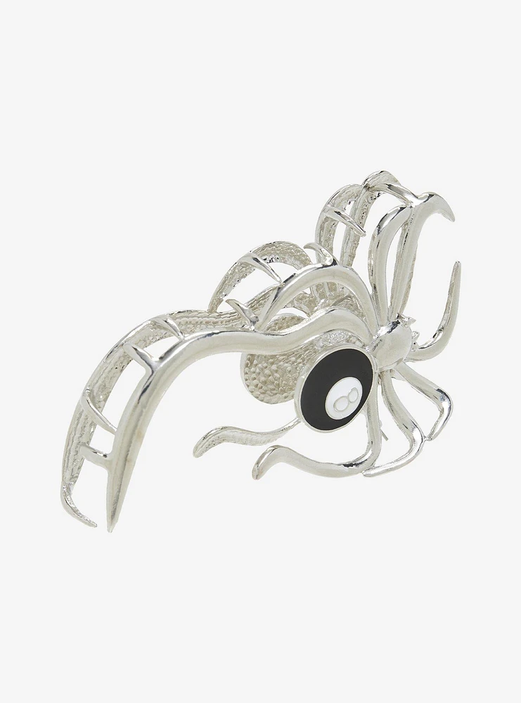 Spider 8 Ball Claw Hair Clip