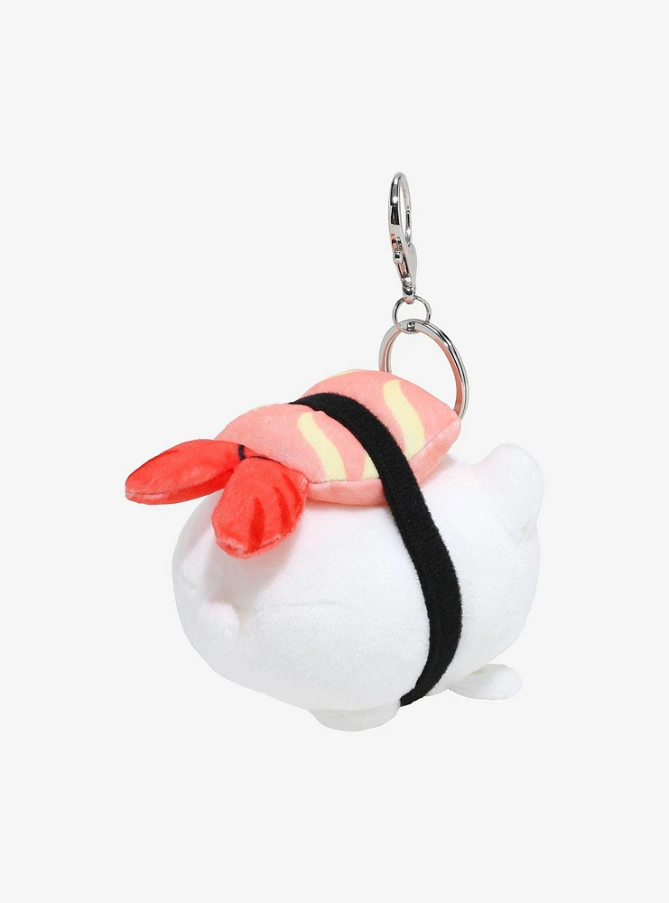 Tasty Peach Meowchi Tuna Sushi Plush Key Chain