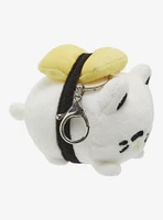 Tasty Peach Tamago Sushi Meowchi Keychain Plush