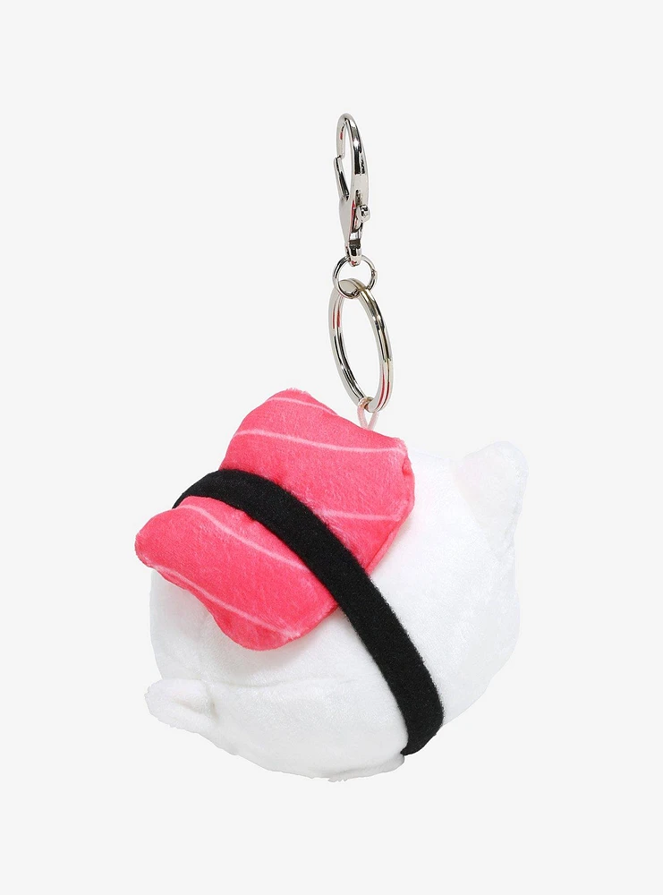 Tasty Peach Meowchi Tuna Sushi Cat Plush Key Chain