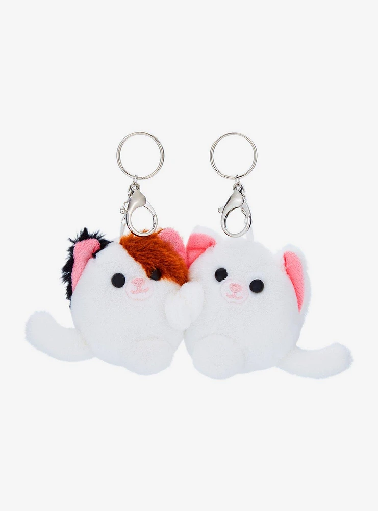 Cat Plush Magnetic Best Friend Key Chain Set