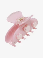 Sweet Society Pink Heart Rhinestone Claw Hair Clip