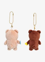 Nikomei Bear Buddies Magnetic Plush Key Chain Set