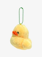 Duck Fuzzy Plush Key Chain