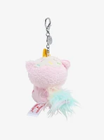 Cuddle Barn Roxy The Kawaii Raccoon Plush Key Chain