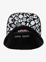 Super Mario Logo Icons Snapback Hat