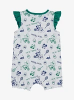 Disney Minnie Mouse Tennis Allover Print Infant One Piece