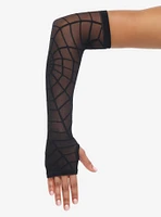 Spiderweb Mesh Arm Warmers