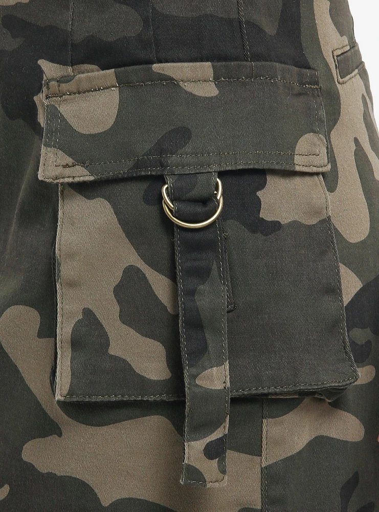 Camouflage Cargo Skirt