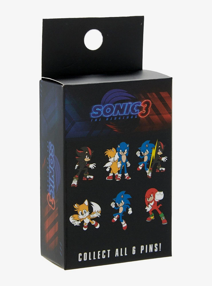 Sonic The Hedgehog 3 Characters Blind Box Enamel Pin