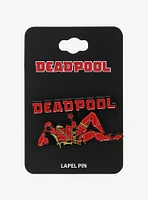 Marvel Deadpool Lying Down Enamel Pin