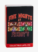 Five Nights At Freddy's Stained Glass Portrait Blind Box Enamel Pin