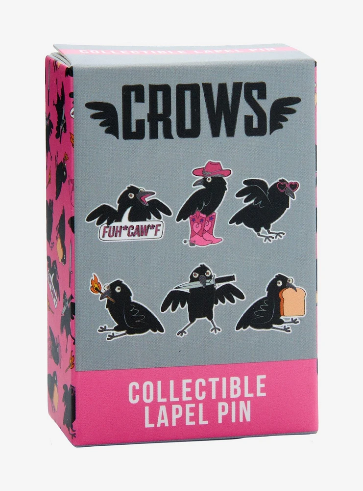 Crazy Crows Blind Box Enamel Pin