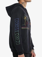 South Park Bus Stop Line Art Hoodie