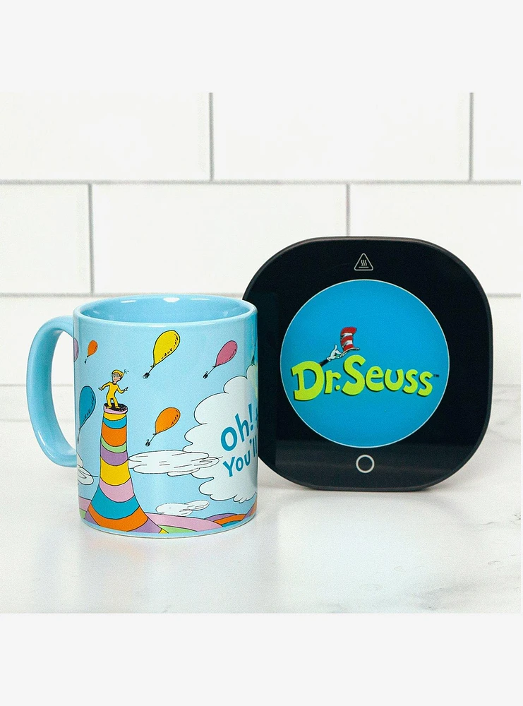 Dr. Seuss Oh the Places You'll Go Mug with Warmer