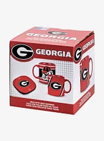 NCAA Georgia Bulldogs Hairy Dawg Mug Warmer with Mug