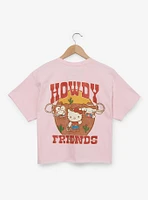 Sanrio Hello Kitty and Friends Howdy Women's Cropped T-Shirt