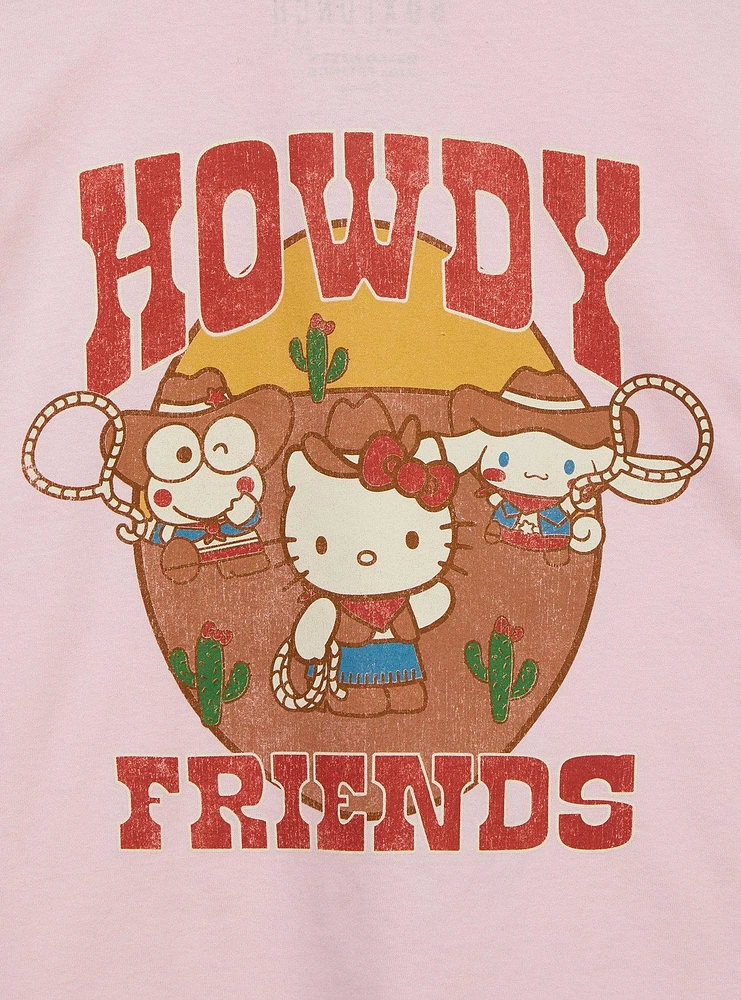 Sanrio Hello Kitty and Friends Howdy Women's Cropped T-Shirt