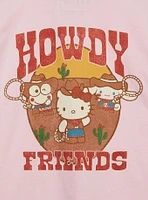 Sanrio Hello Kitty and Friends Howdy Women's Cropped T-Shirt