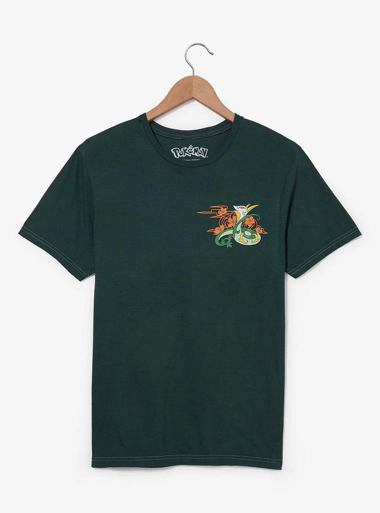 Pokémon Serperior Floral Portrait T-Shirt - BoxLunch Exclusive