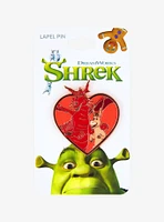 Shrek Donkey & Dragon Heart Enamel Pin