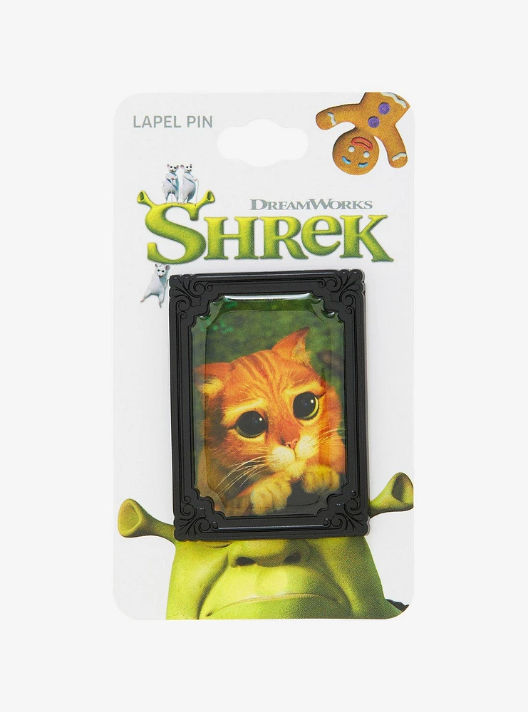 Shrek Puss In Boots Frame Enamel Pin