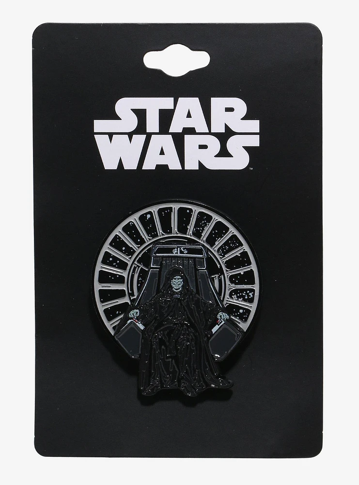 Star Wars Emperor Palpatine Spinner Enamel Pin