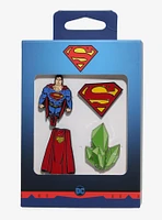 DC Comics Superman Icons Enamel Pin 4 Pack