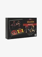 Marvel Deadpool & Wolverine Belt Buckle Symbols Magnetic Pin Set