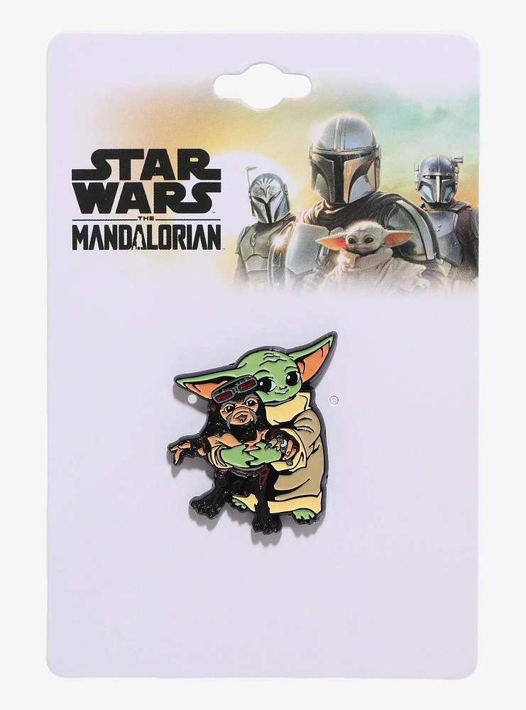 Star Wars The Mandalorian Grogu & Babu Frik Enamel Pin