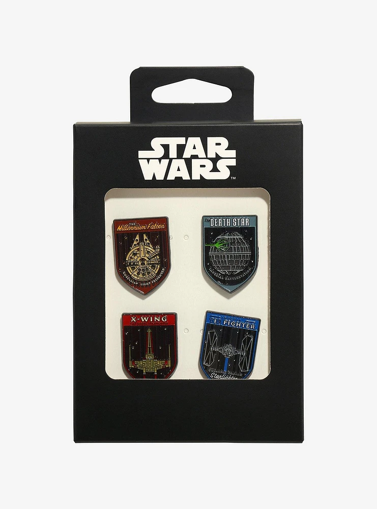 Star Wars Vehicles Enamel Pin 4 Pack