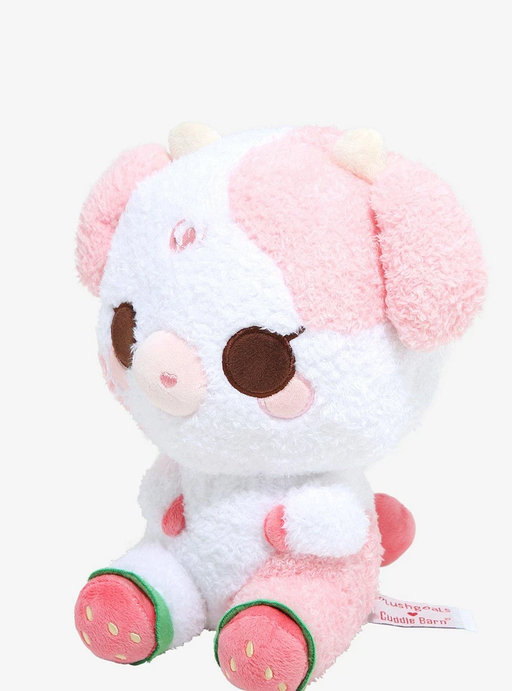 Cuddle Barn Sunnie The Strawberry Cow Fuzzy Plush