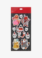 Horror Cats Sticker Sheet Hot Topic Exclusive