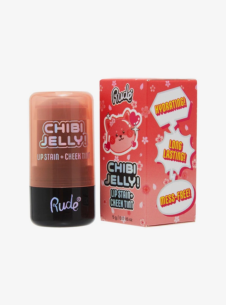 Rude Cosmetics Chibi Momo Jelly Lip Stain & Cheek Tint