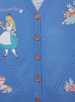 Disney Alice Wonderland Tea Party Women's Plus Cardigan - BoxLunch Exclusive