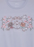 Disney The Aristocats Kittens Embroidered Women's T-Shirt - BoxLunch Exclusive