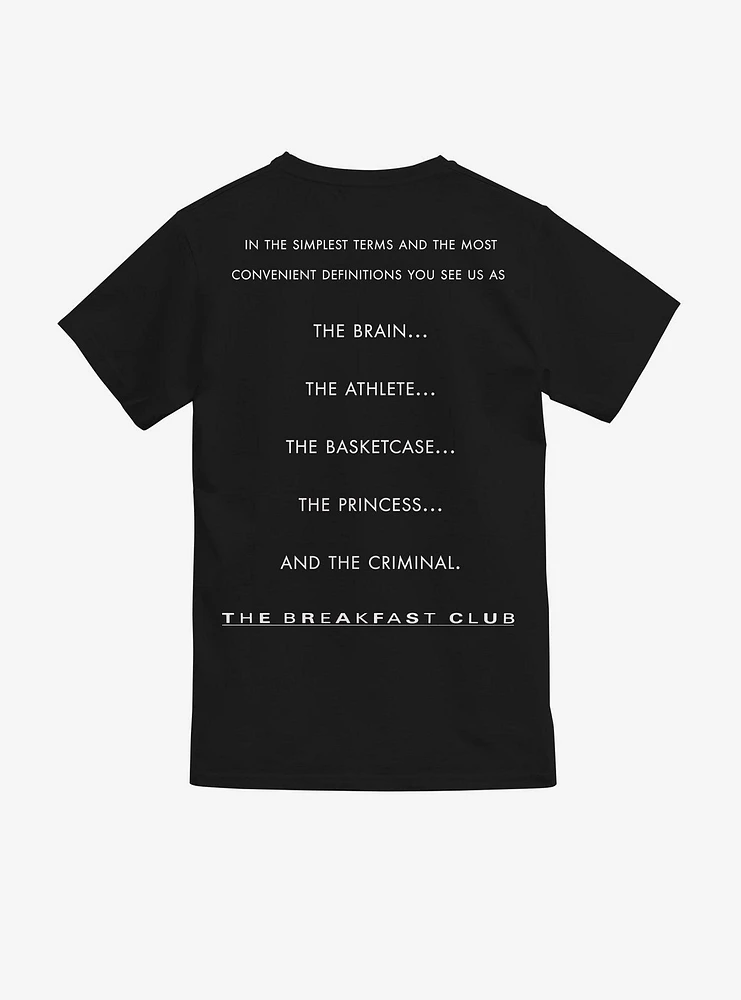 The Breakfast Club Double-Sided Boyfriend Fit Girls T-Shirt