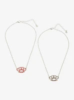 Brass Knuckle Best Friend Necklace Set